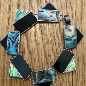 Rare! VINTAGE Ocampo Taxco Sterling Bracelet